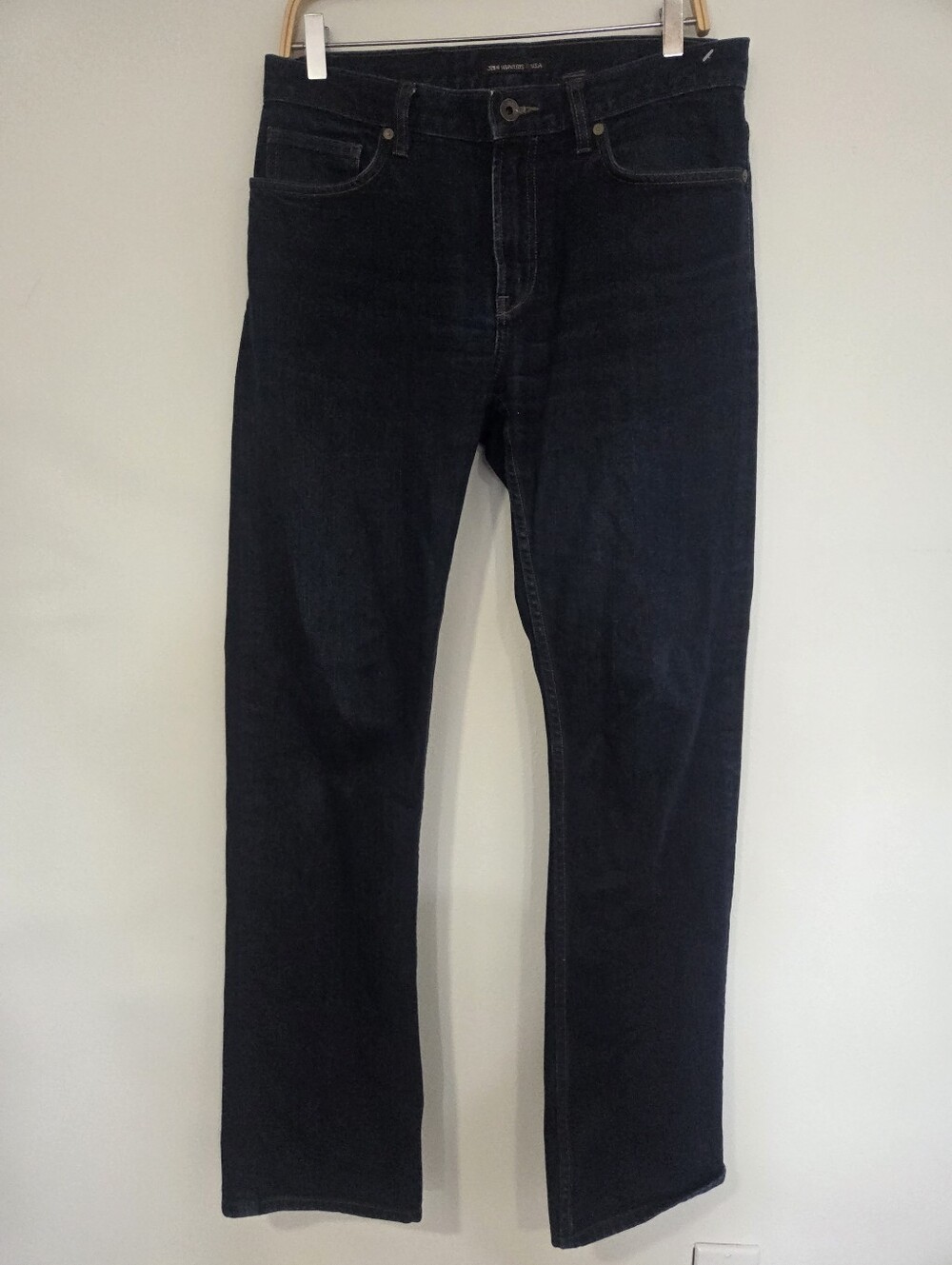 John Varvatos Men’s Straight-Leg Jeans in Dark Blue